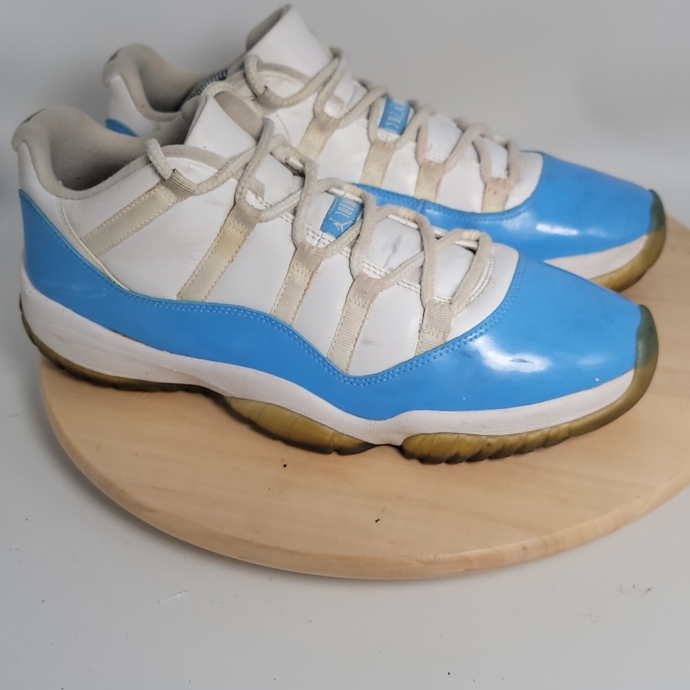 Nike Air Jordan 11 Retro Low UNC University Blue6ùWhite Sz 12 528895-106 2016
